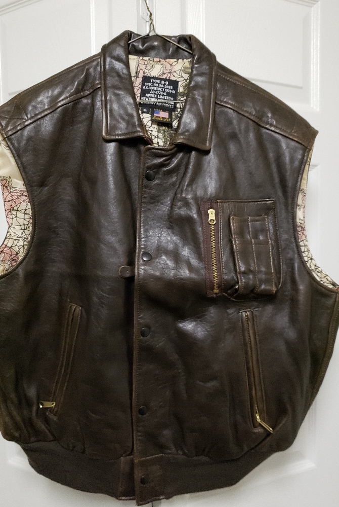 Avirex Leather vest